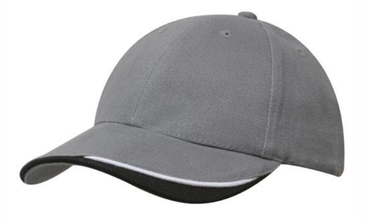 Picture of Brushed Heavy Cotton Cap with Indented Peak