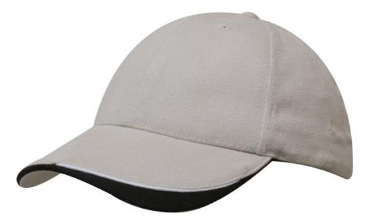 Picture of Brushed Heavy Cotton Cap with Indented Peak