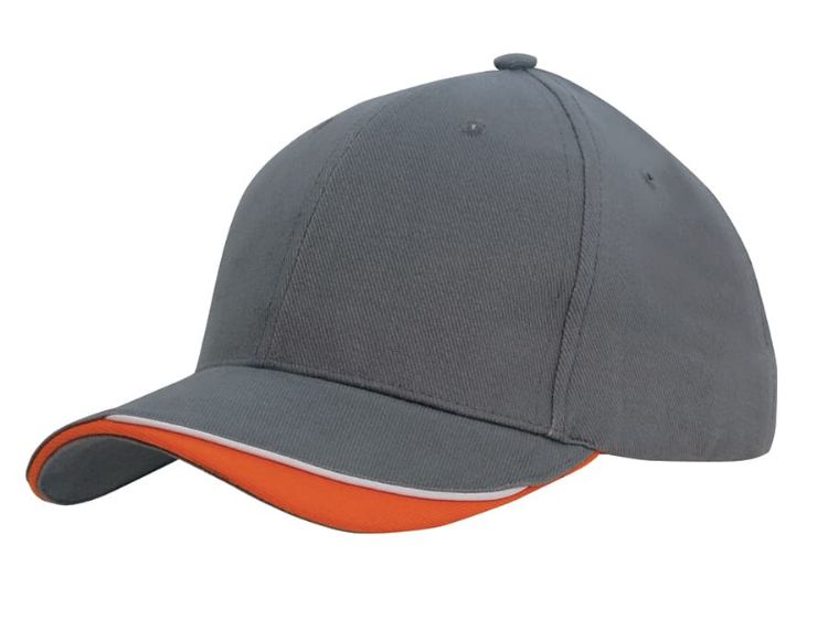 Picture of Brushed Heavy Cotton Cap with Indented Peak
