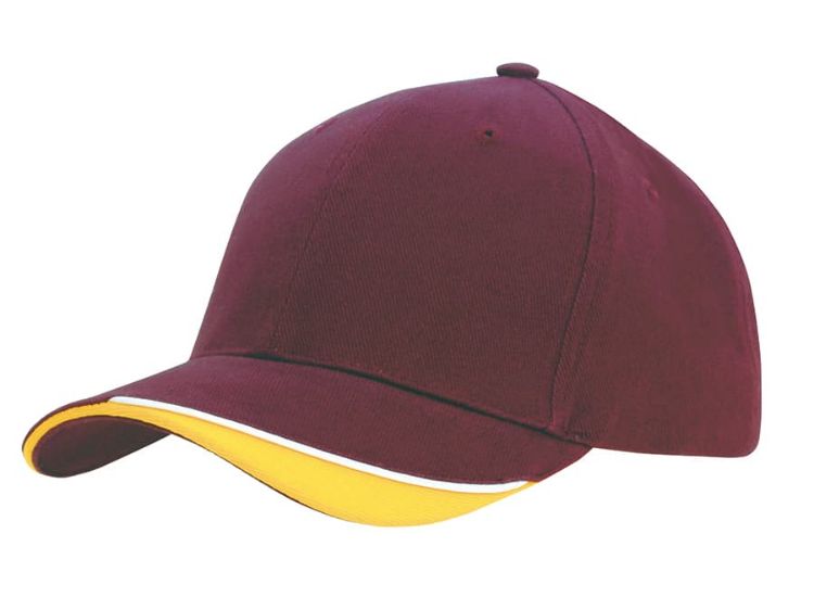 Picture of Brushed Heavy Cotton Cap with Indented Peak