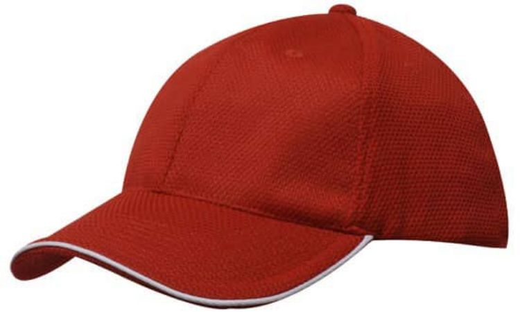 Picture of Double Pique Mesh Cap with Open Sandwich