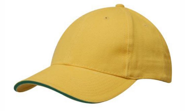 Picture of Brushed Heavy Cotton Cap with Sandwich Trim