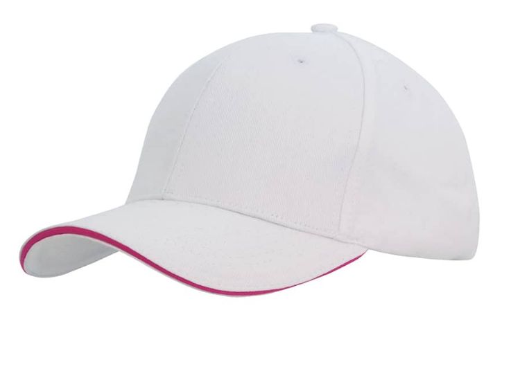 Picture of Brushed Heavy Cotton Cap with Sandwich Trim