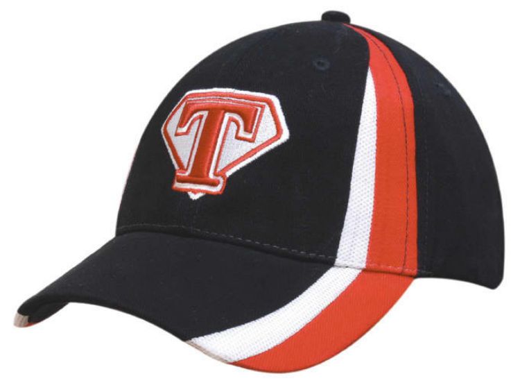 Picture of Brushed Heavy Cotton Cap with Inserts on Crown & Peak