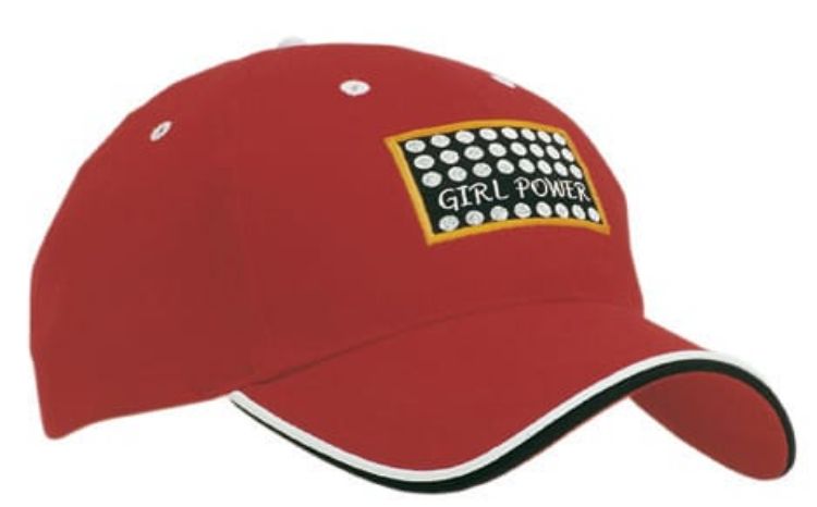 Picture of Brushed Heavy Cotton Cap with Double Peak Trim