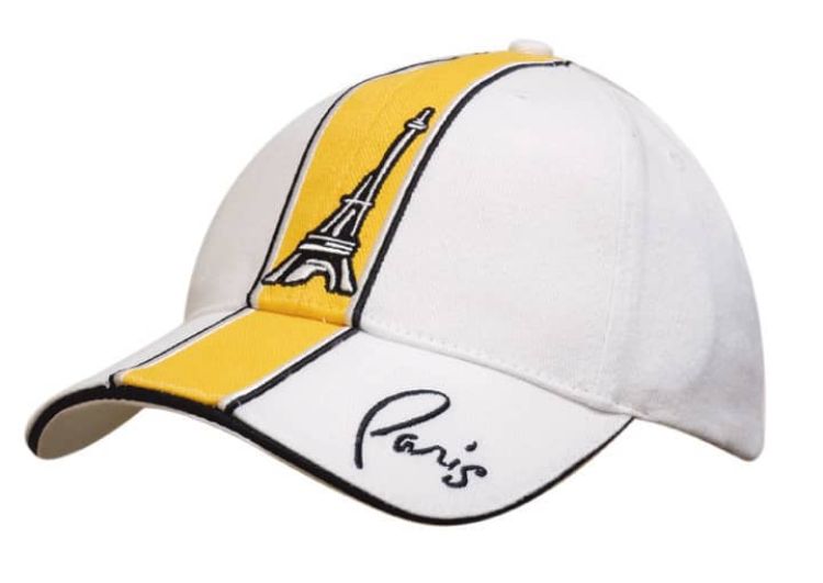 Picture of Brushed Heavy Cotton Cap with Sandwich, Indent & Embroidered Trim