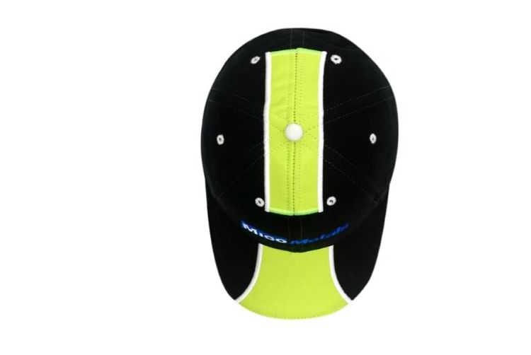 Picture of Brushed Heavy Cotton Cap with Fabric Inserts on Crown & Peak Top