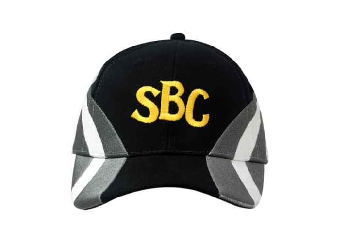 Picture of Brushed Heavy Cotton Cap with Fabric Inserts & Embroidery on Crown & Peak
