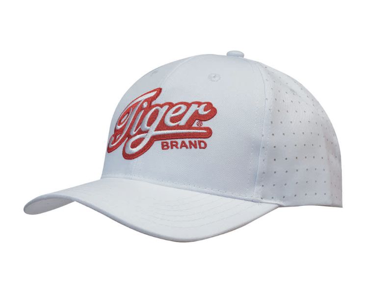 Picture of Breathable Poly Twill Cap with Circle Perforations