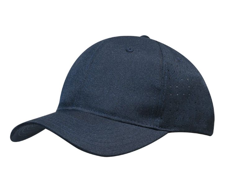 Picture of Breathable Poly Twill Cap with Circle Perforations