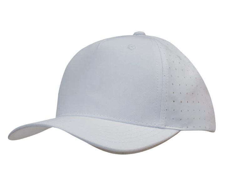 Picture of Breathable Poly Twill Cap with Circle Perforations