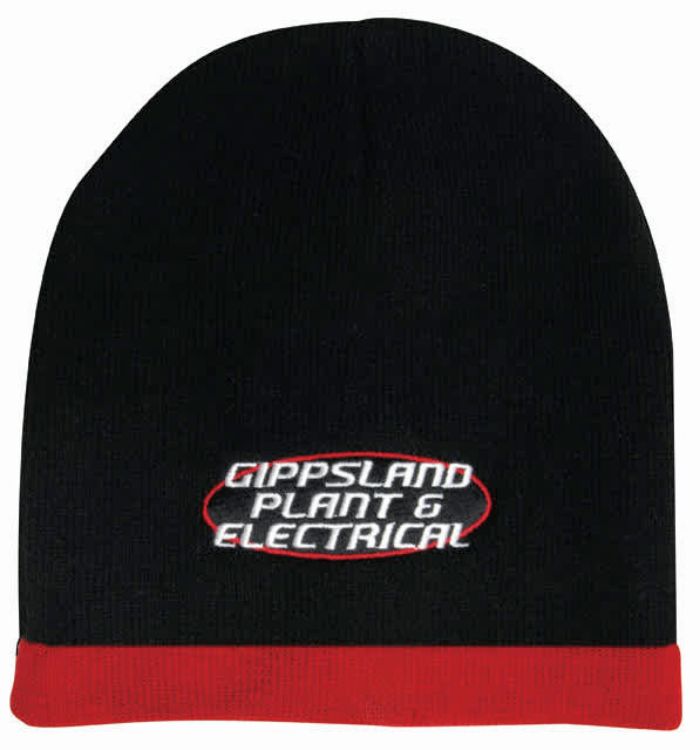 Picture of Roll Down Two Tone Acrylic Beanie