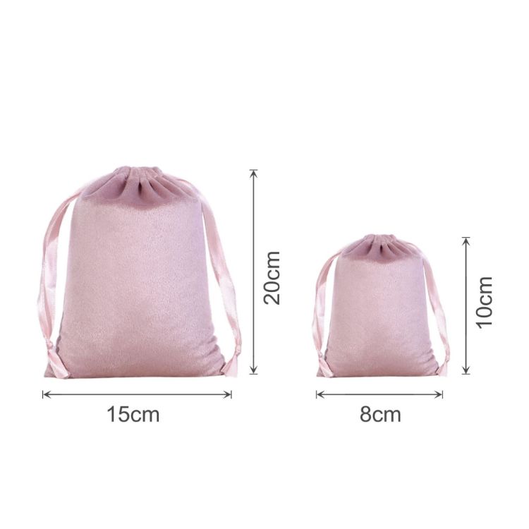 Picture of Silk Velvet Drawstring Bags