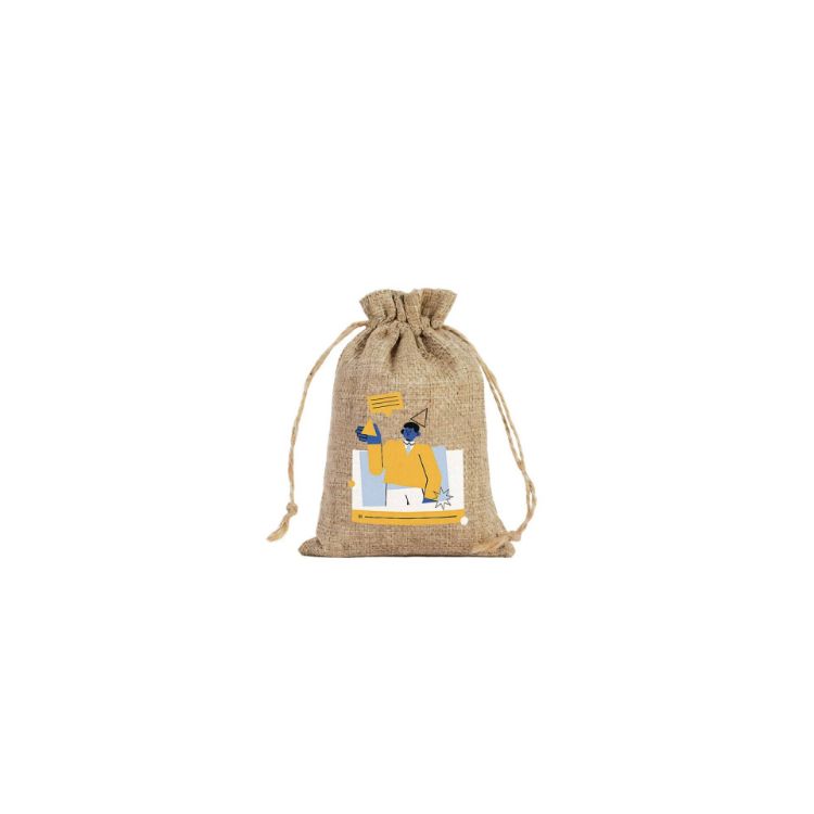 Picture of Linen Drawstring Gift Bags