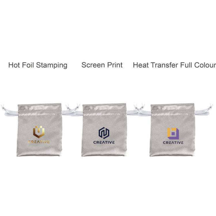 Picture of Silk Satin Drawstring Bags