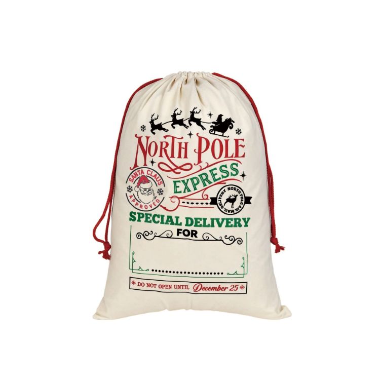 Picture of Flax Linen Drawstring Bags