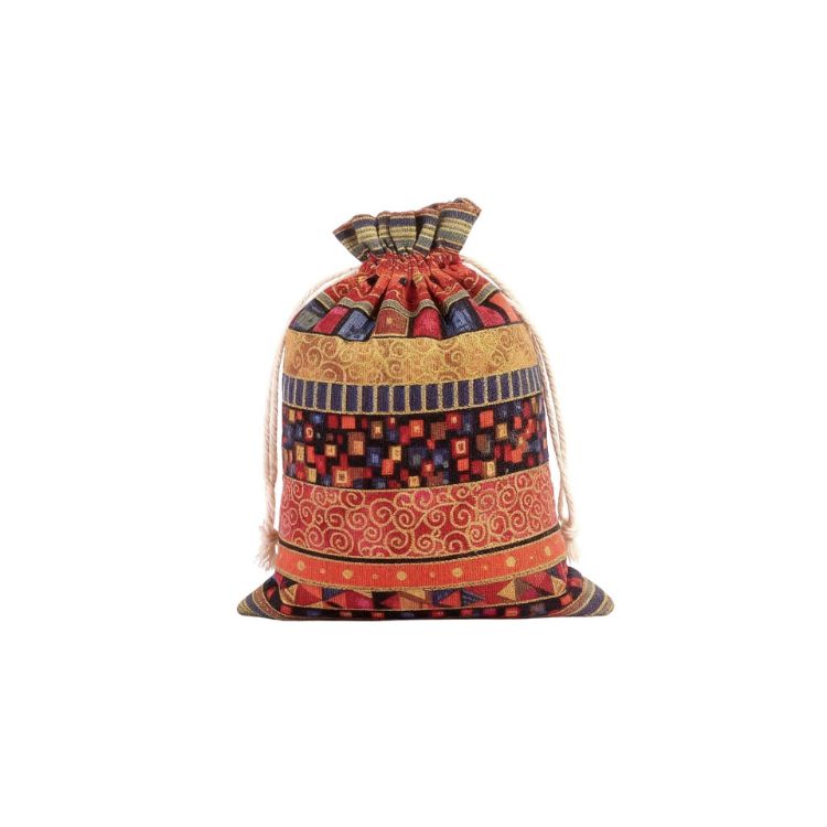 Picture of Linen Burlap Drawstring Bags