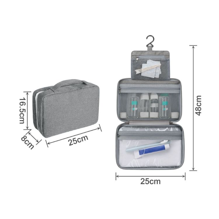 Picture of Portable Hanging Travel Toiletry Bag