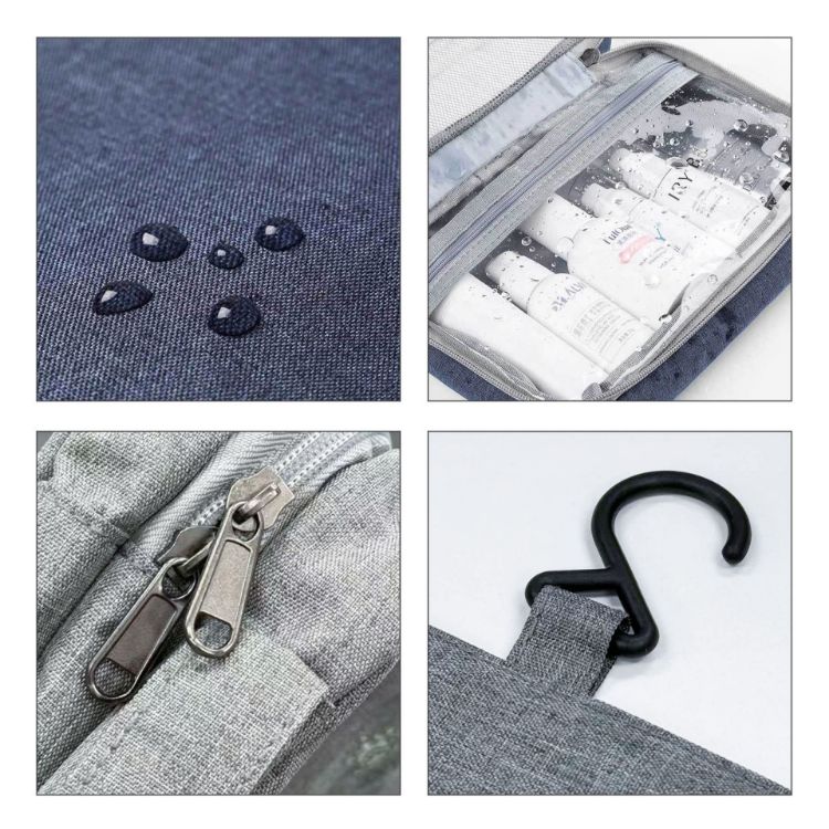 Picture of Portable Hanging Travel Toiletry Bag
