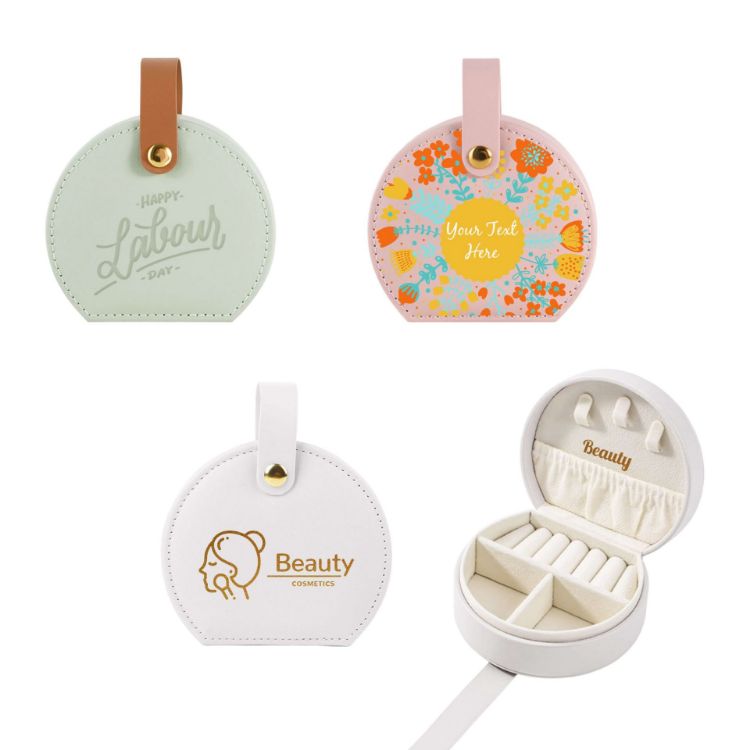 Picture of Small Portable PU Leather Jewellery Box