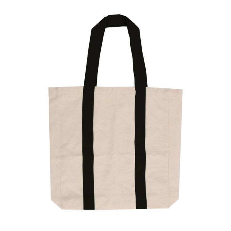 Picture of Custom Woven Handle Tote Bag