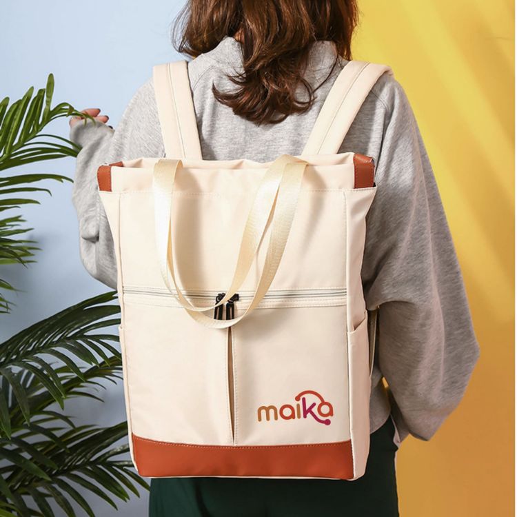 Picture of Convertible Nylon Backpack to Tote Bag