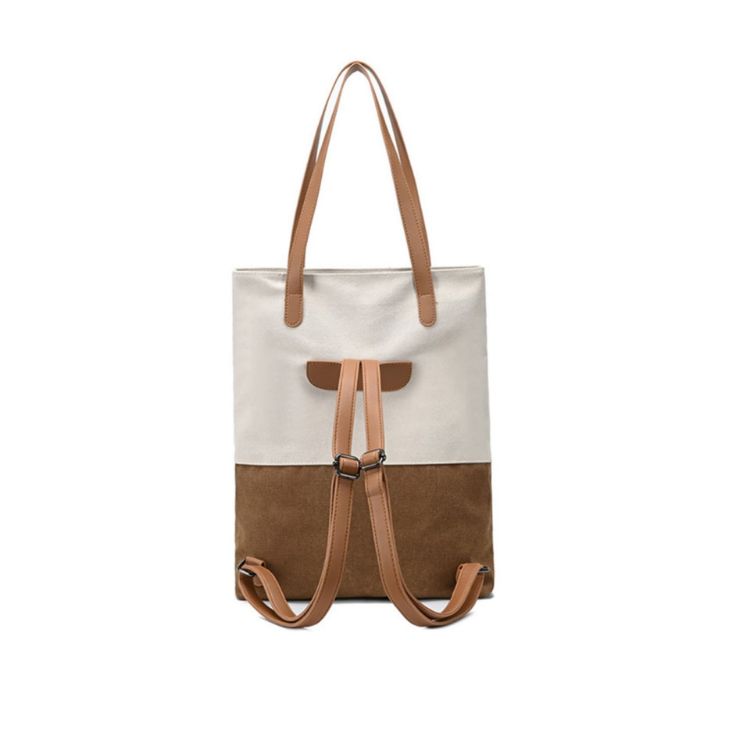 Picture of Convertible Canvas Backpack to Tote Bag