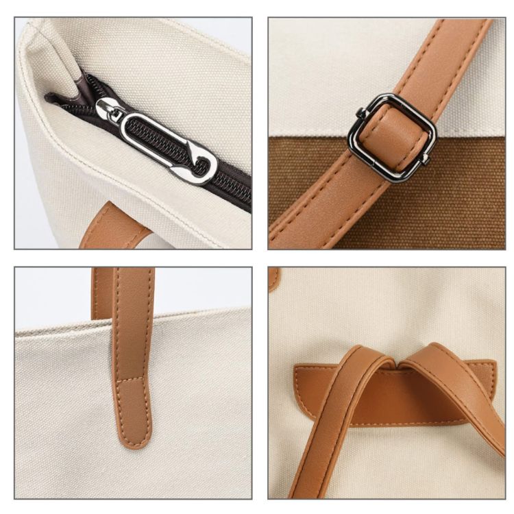 Picture of Convertible Canvas Backpack to Tote Bag