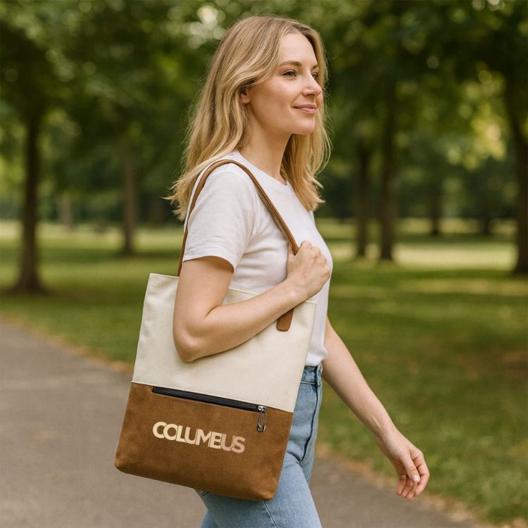 Picture of Convertible Canvas Backpack to Tote Bag