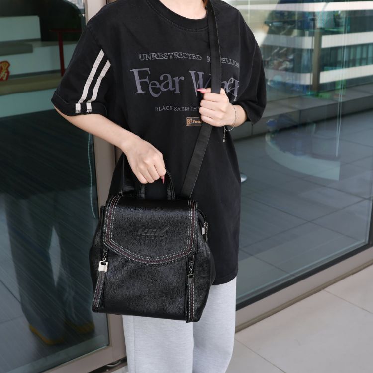 Picture of Convertible Leather Backpack