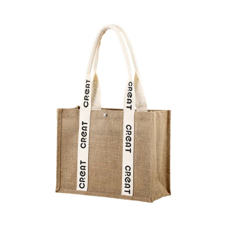 Picture of Custom Handle Jute Tote Bag
