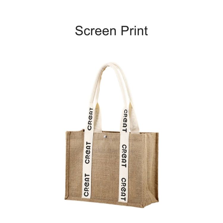 Picture of Custom Handle Jute Tote Bag