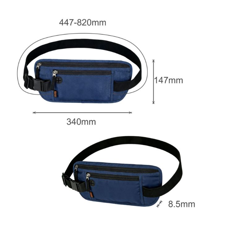 Picture of Undercover Waist Bag With RFID Blocking