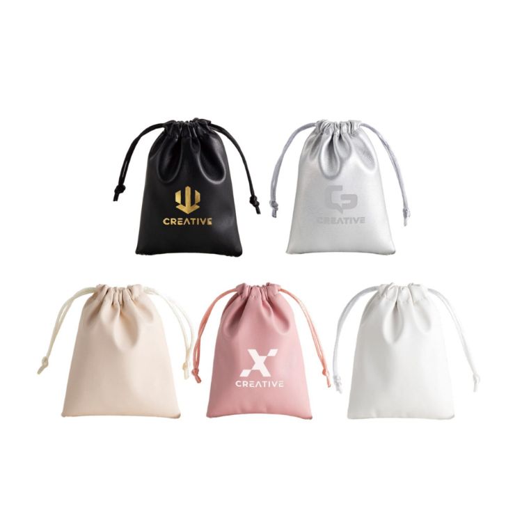 Picture of PU Leather Drawstring Gift Bags