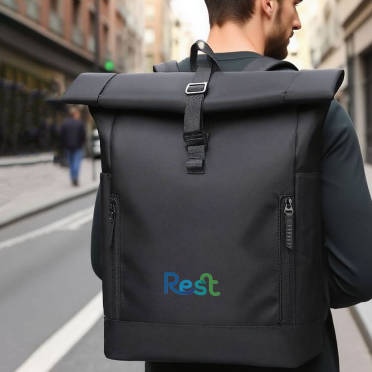 Picture of Roll Top Laptop Backpack
