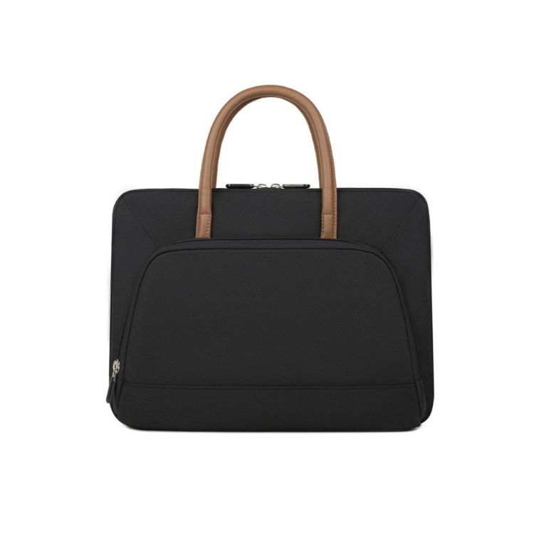 Picture of PU Handle Laptop Bag with Zippered Outer Pocket