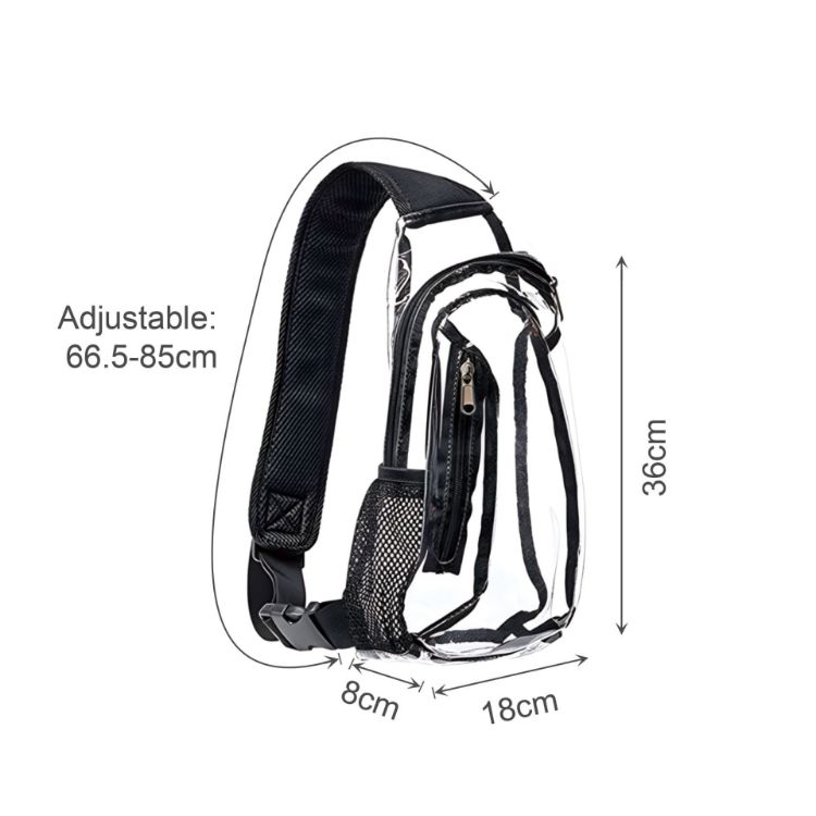 Picture of Large Capacity Clear Bag With Shoulder Strap