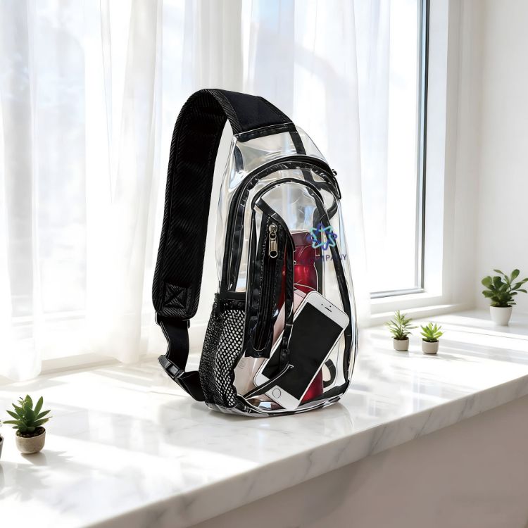 Picture of Large Capacity Clear Bag With Shoulder Strap