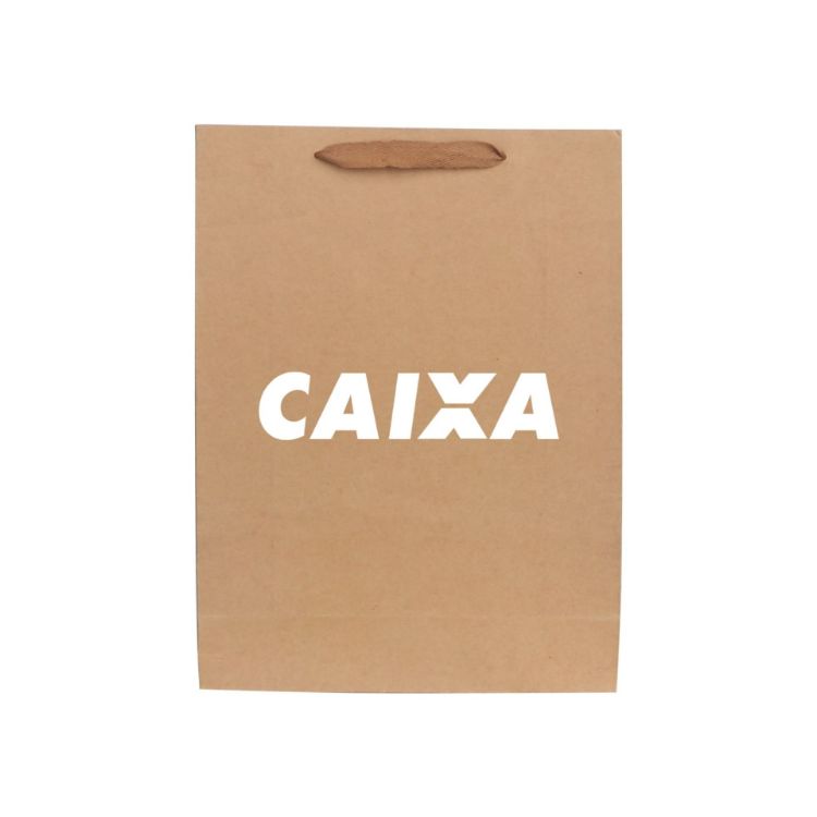 Picture of Small Vertical Paper Bag with Rope Handle(150 x 220 x 90mm)