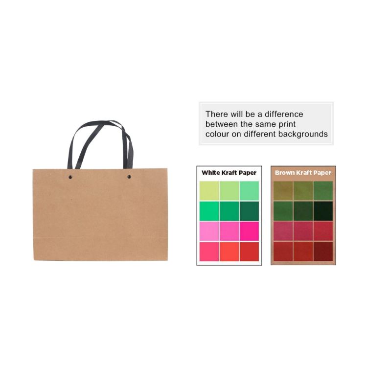 Picture of Small Crosswise Paper Bag with Knitted Handle(250 x 170 x 90mm)