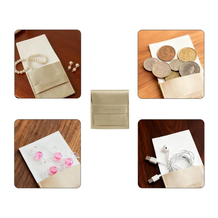 Picture of PU Leather Flip Jewellery Pouch