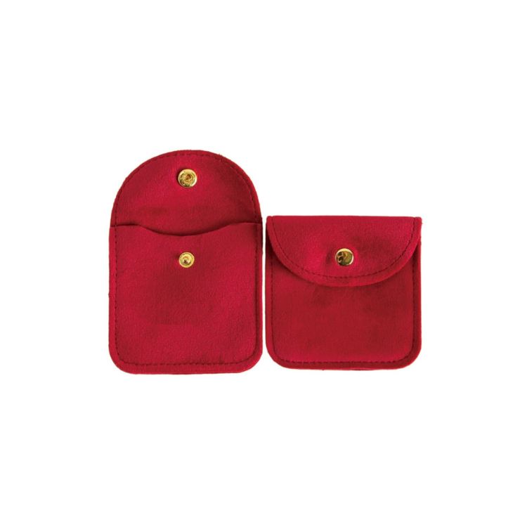 Picture of Square Velvet Jewellery Pouch