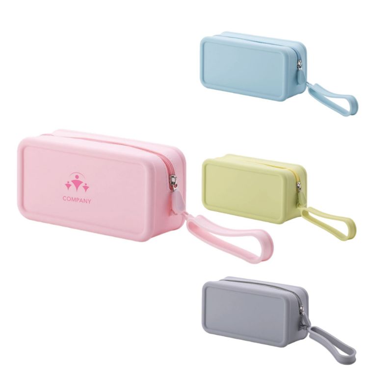 Picture of Silicone Square Cosmetic Bag