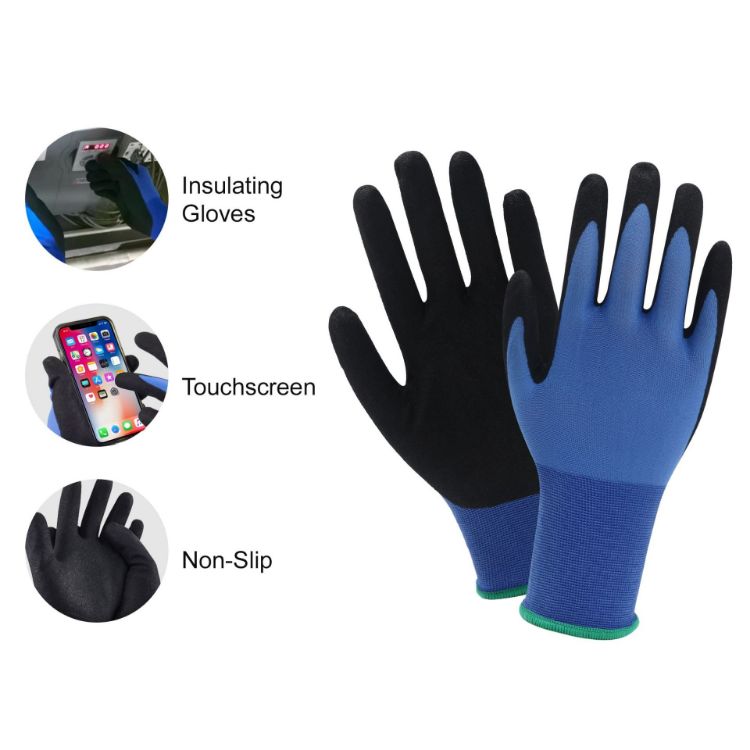 Picture of Frosted 400V Touchscreen Insulating Gloves