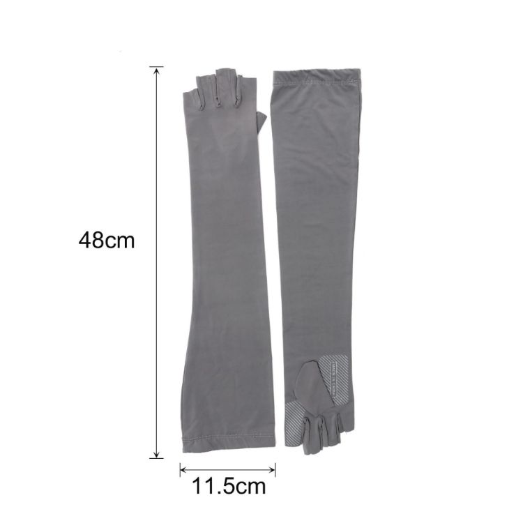 Picture of Long Sleeve Sun Protective Fingerless Gloves
