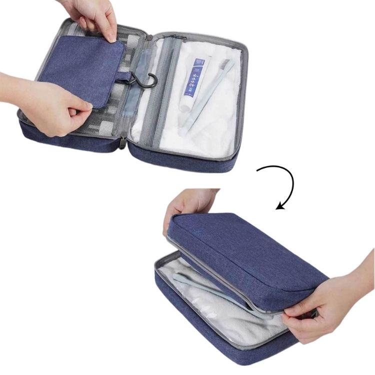Picture of Portable Hanging Travel Toiletry Bag