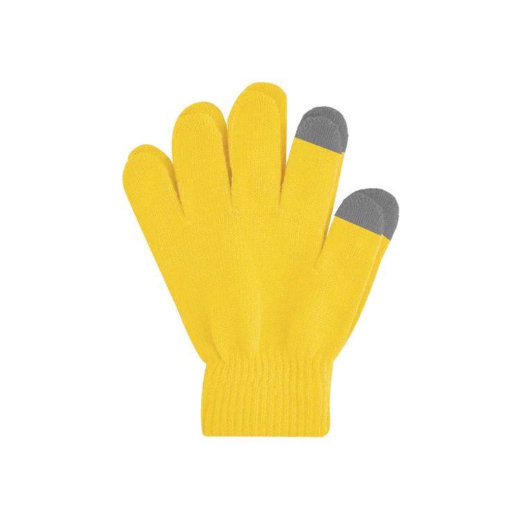 Picture of Adults Plain Knitted Gloves with Woven Label