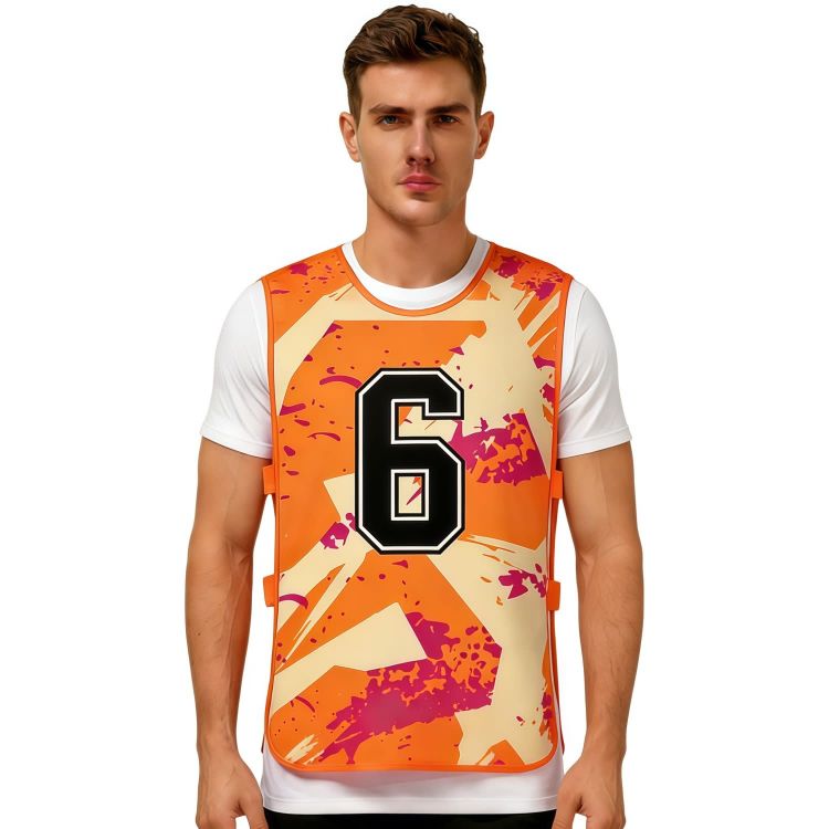 Picture of 100% Polyester Mesh Sublimated Training Bib With Strap