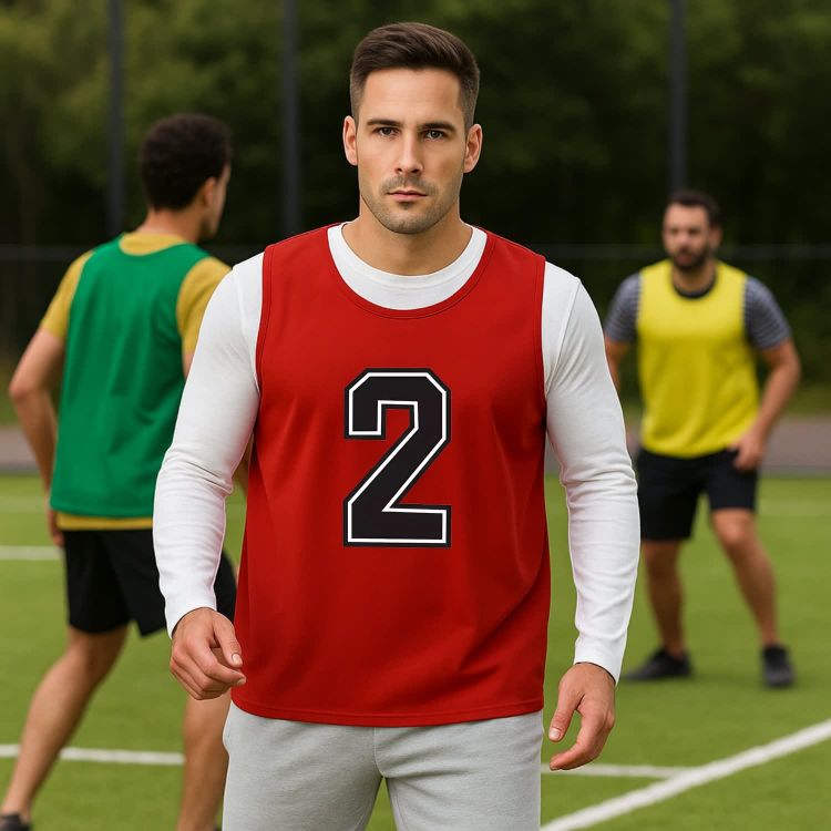 Picture of 100% Polyester Mesh Sublimated Reversible Training Bib