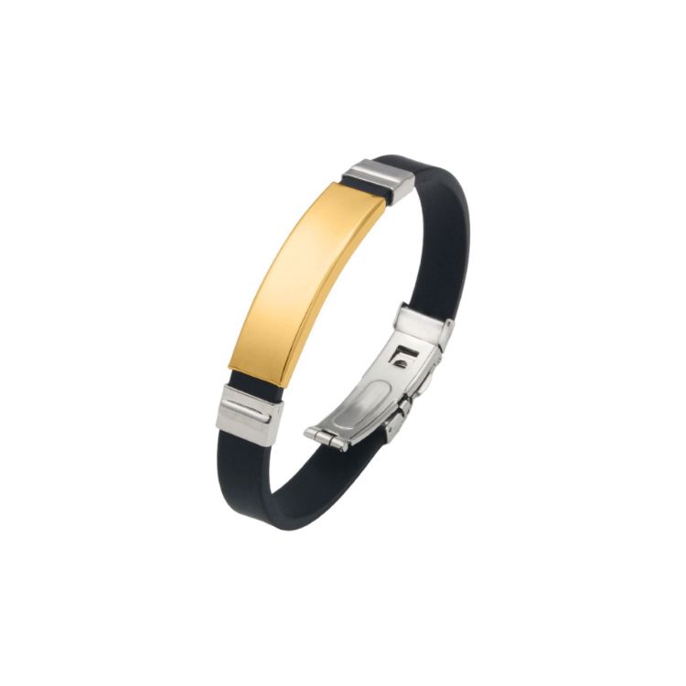 Picture of Colour Metal Folding Lock Clasp Bangle